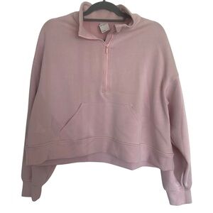 All in Motion Pink Quarter-Zip Sweatshirt